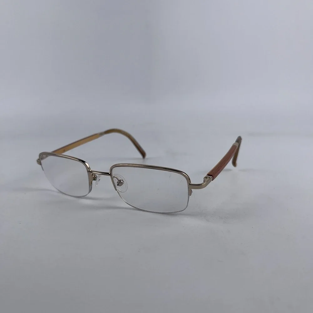 Saki By Modo 804 Women's Eyeglasses Frame Brown Plastic Half Rim 52-19-140‎ mm